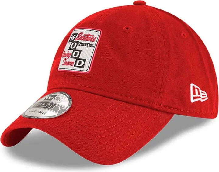 Men's New Era Scarlet Wood Brothers Racing Enzyme Washed 9Twenty Adjustable Hat