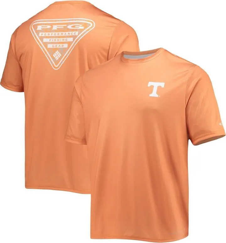 Men's Columbia Tennessee Orange Tennessee Volunteers Terminal Tackle Omni-Shade T-shirt