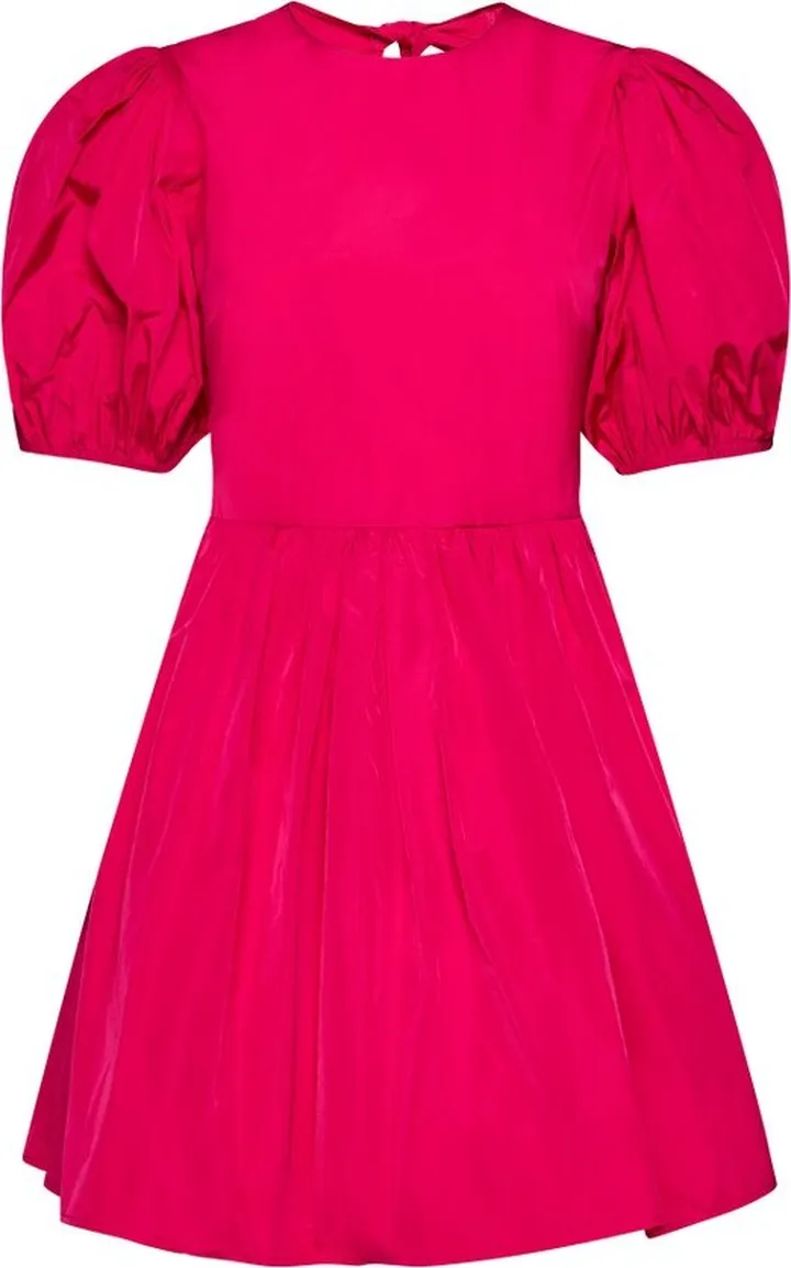 REDValentino Ruffle-Sleeved Backless Mini Dress