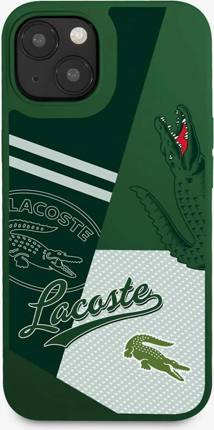Lacoste Patchwork Print iPhone 14 Case