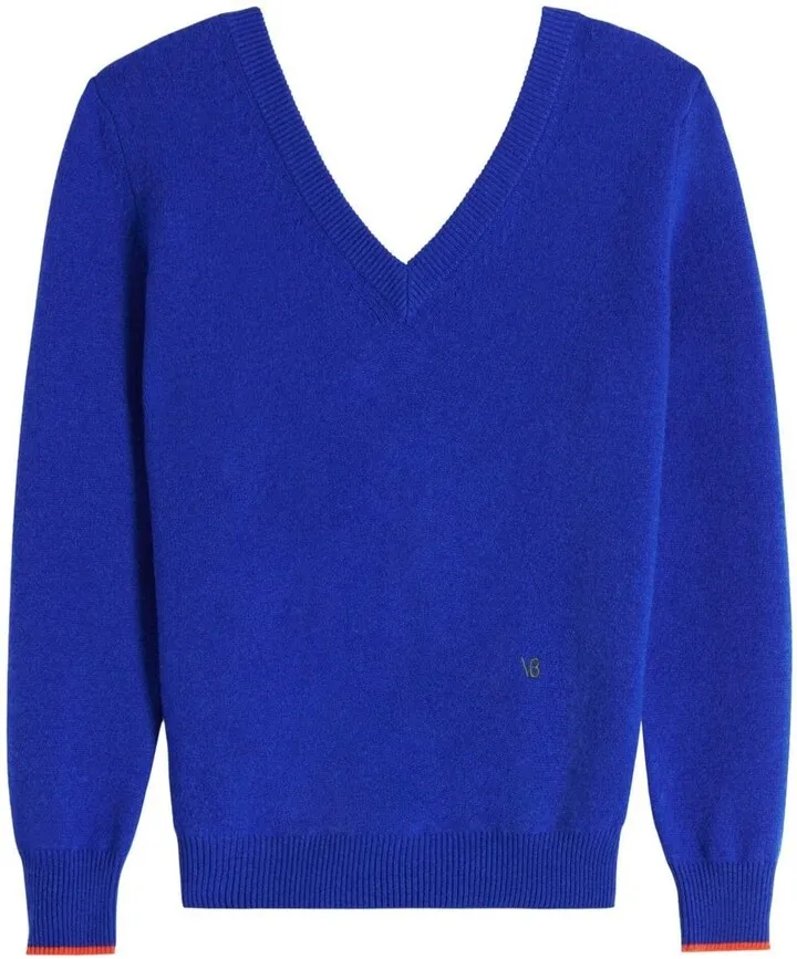 double V-neck jumper
