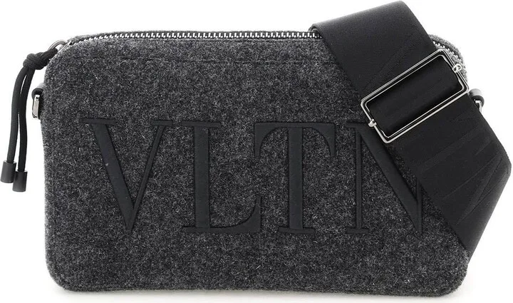 Valentino Garavani Vltn Felt Crossbody Bag