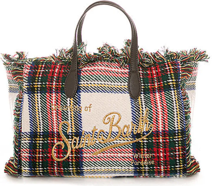 Tartan Print Handbag