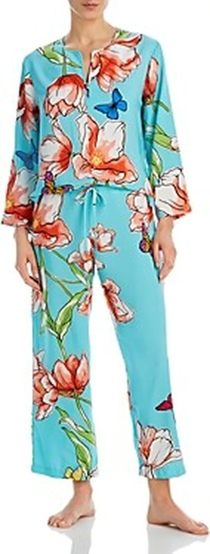 Natori Wild Poppy Pullover Pajama Set
