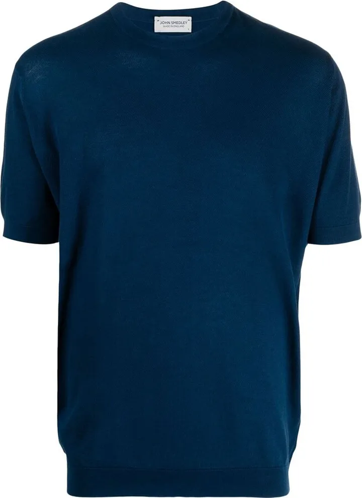 short-sleeve knitted T-shirt