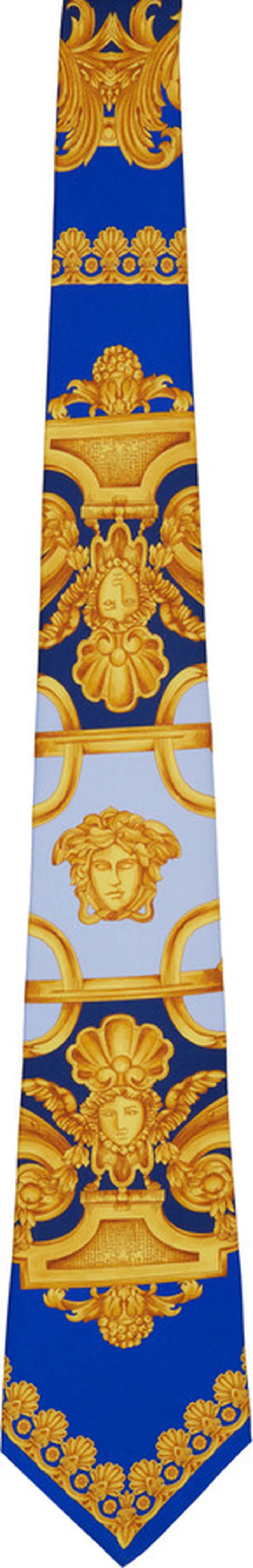 Versace Blue Barocco 660 Tie