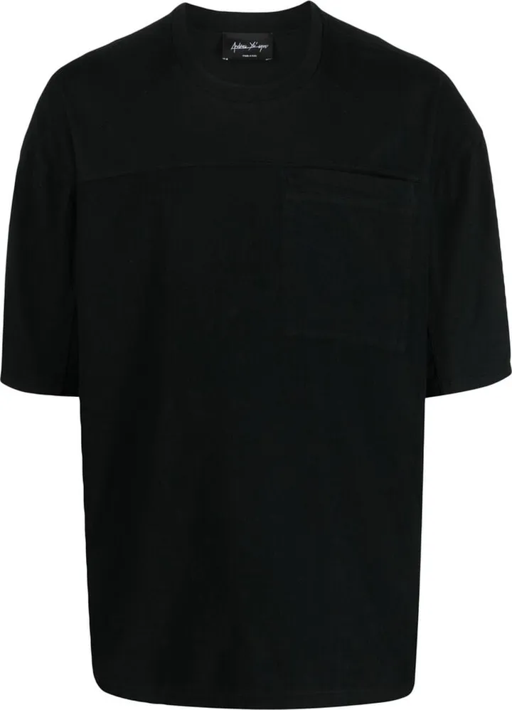 chest-pocket cotton T-shirt