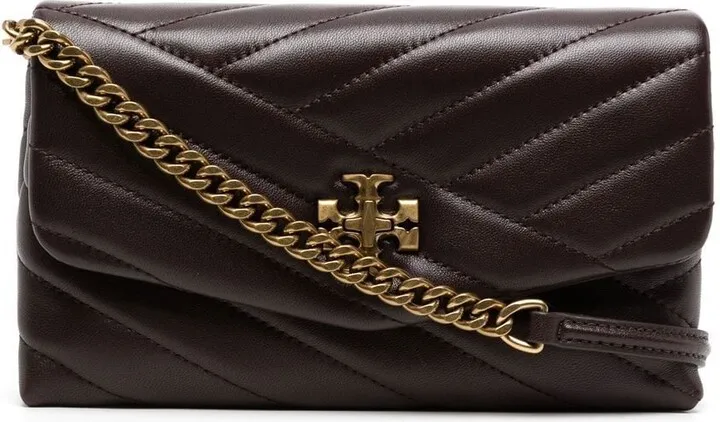 Logo-Plaque Quilted Shoulder Bag