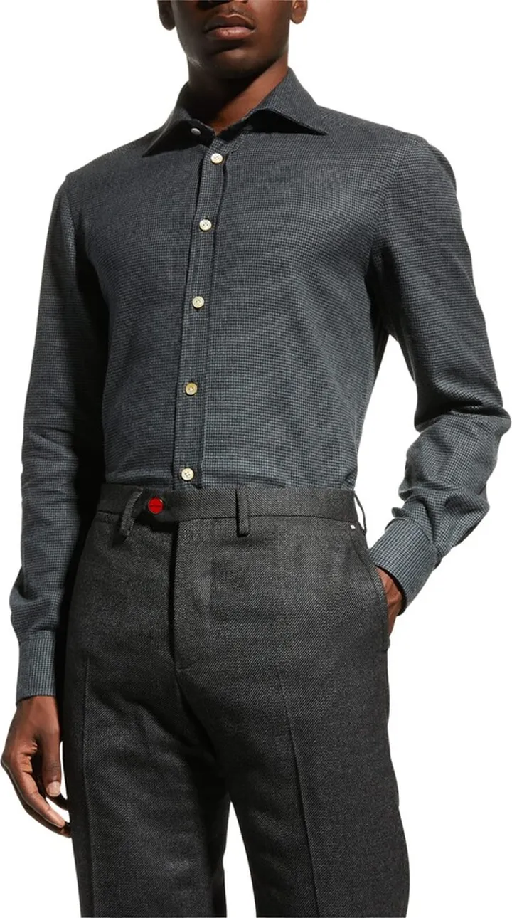Men's Brushed Flannel Sport Shirt