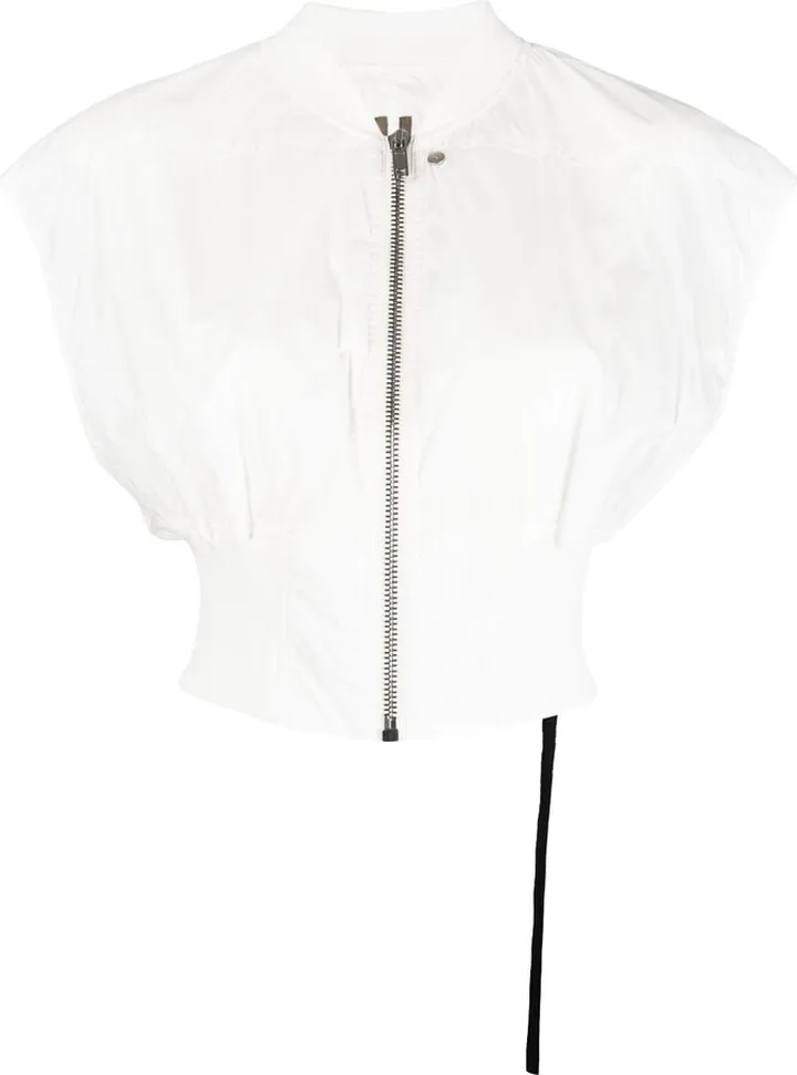 Cropped Bomber Gilet