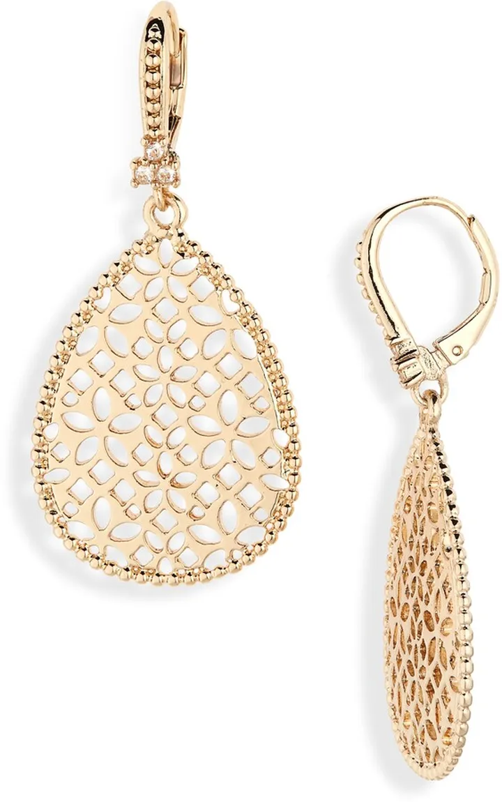 Filigree Drop Earrings