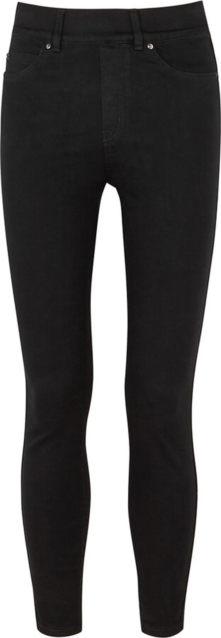 Spanx Clean Black Stretch-denim Leggings
