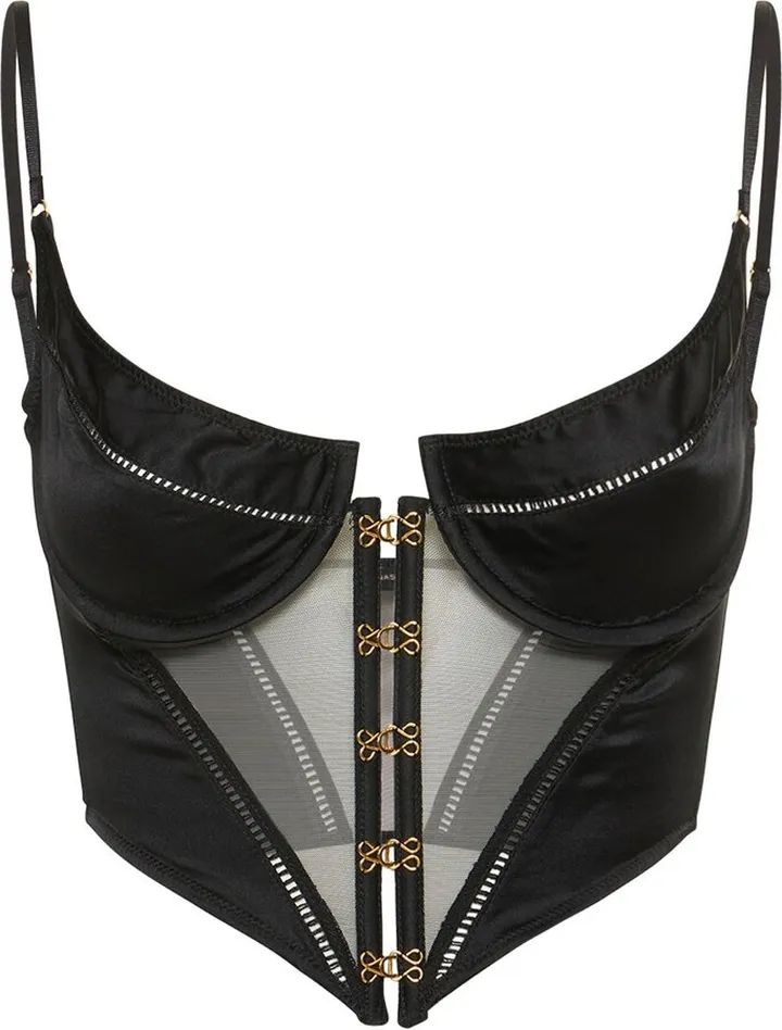 Temptress satin bustier