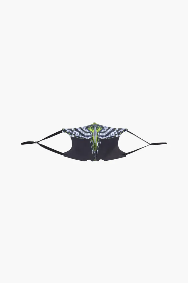Birds Wings printed knitted face mask