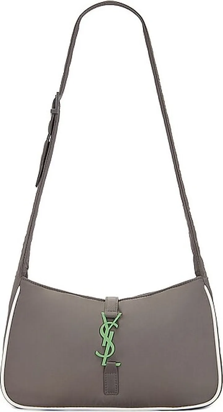 Saint Laurent 5a7 Crossbody Bag in Grey