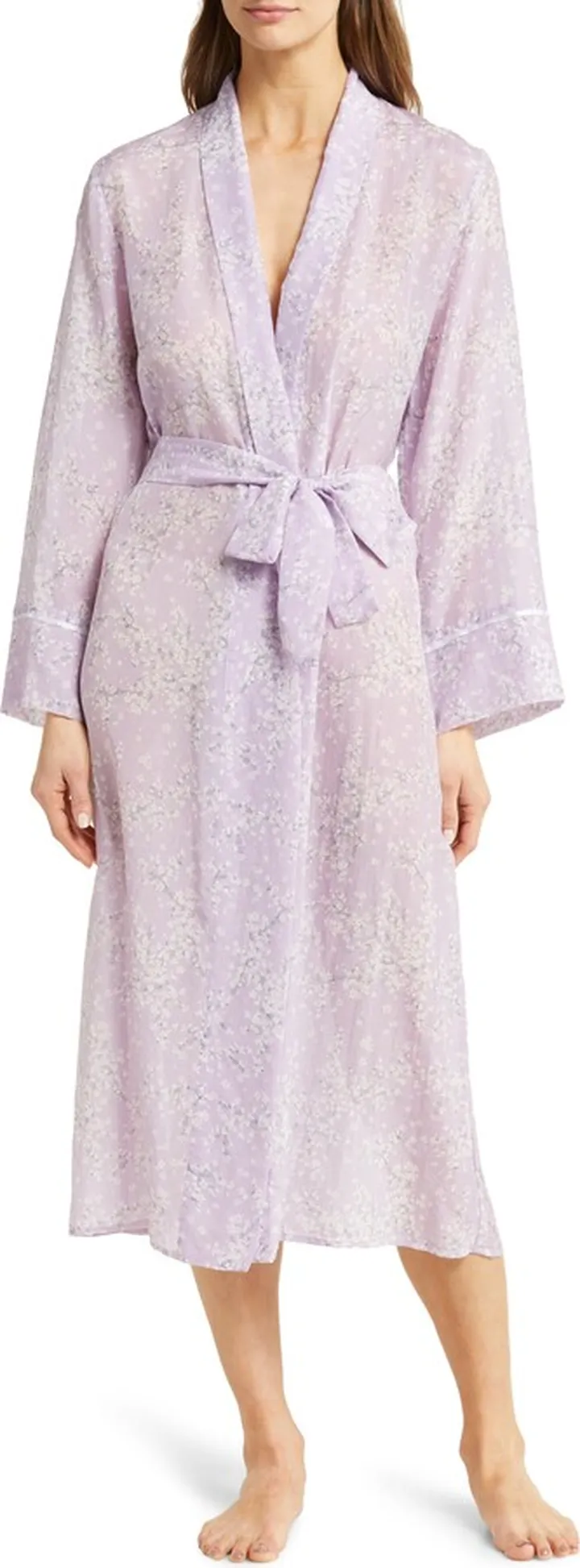 Cherry Blossom Cotton & Silk Robe