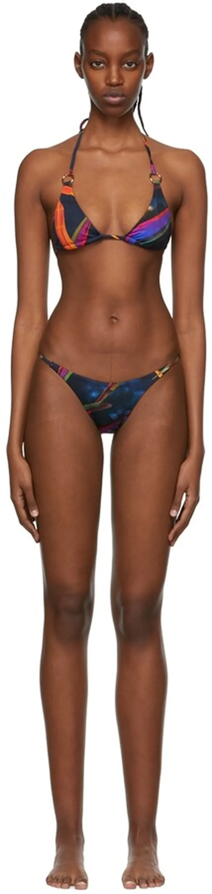 Louisa Ballou Multicolor Mini Ring Bikini