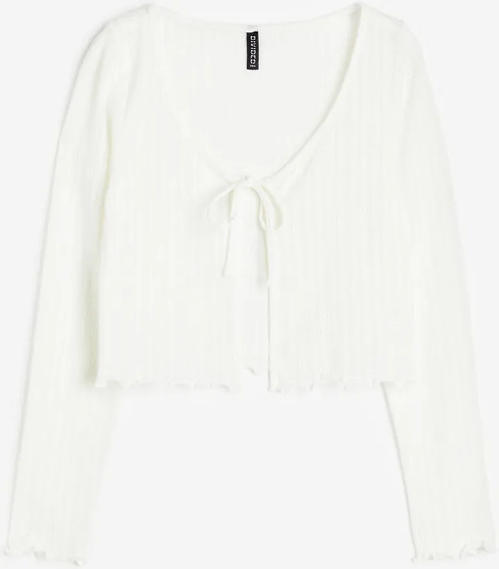 Tie-front Cardigan