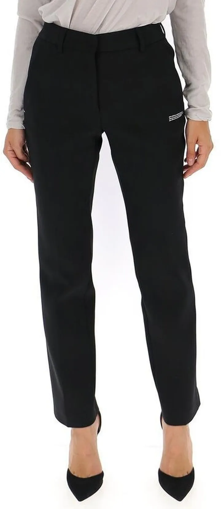 Off-White Straight Leg Pants