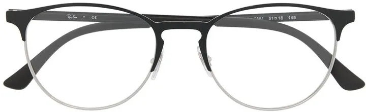 Clear-Lens Wayfarer Glasses