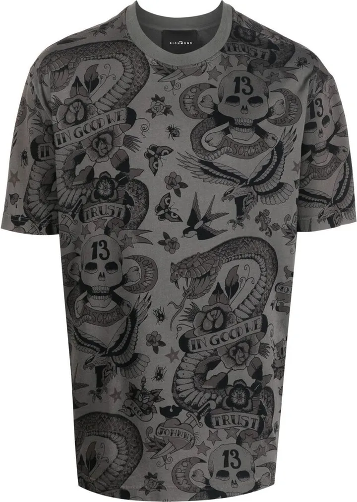 graphic print cotton T-shirt
