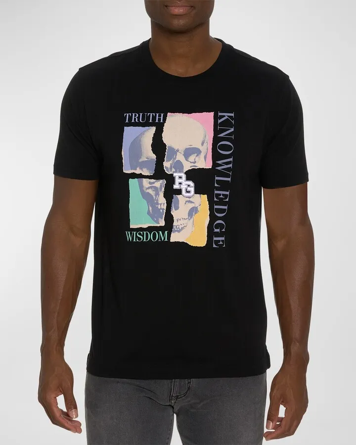 Men's Broken Skull Graphic T-Shirt