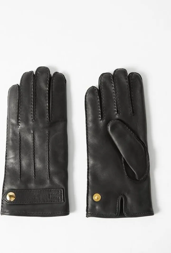 Raised-seam Leather Gloves