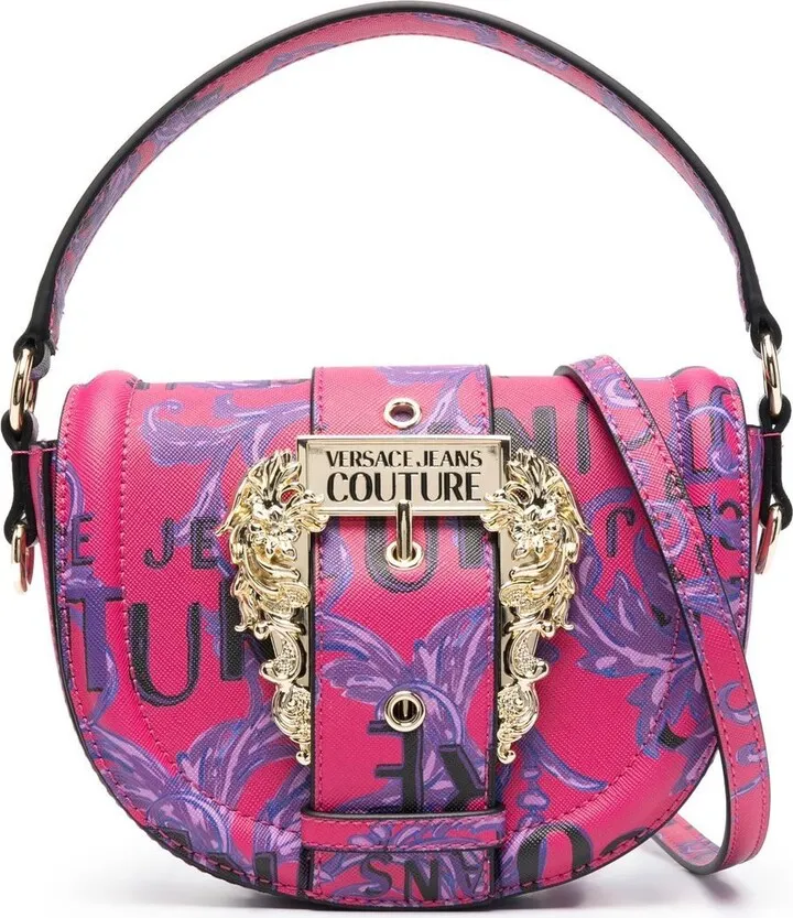 Baroque-buckle tote bag