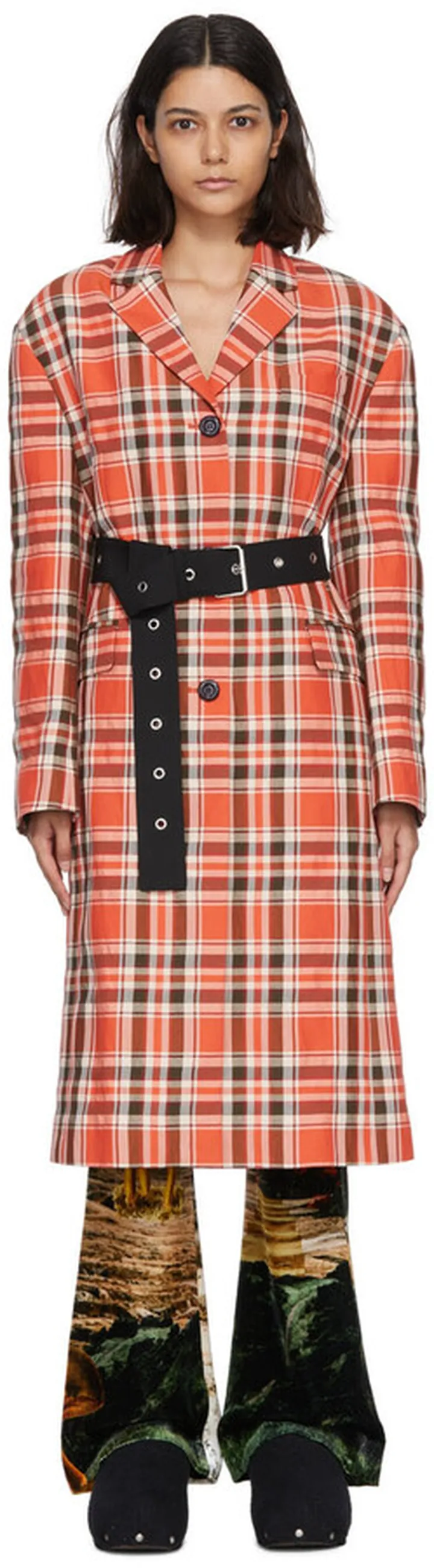 Acne Studios Red Cotton Coat