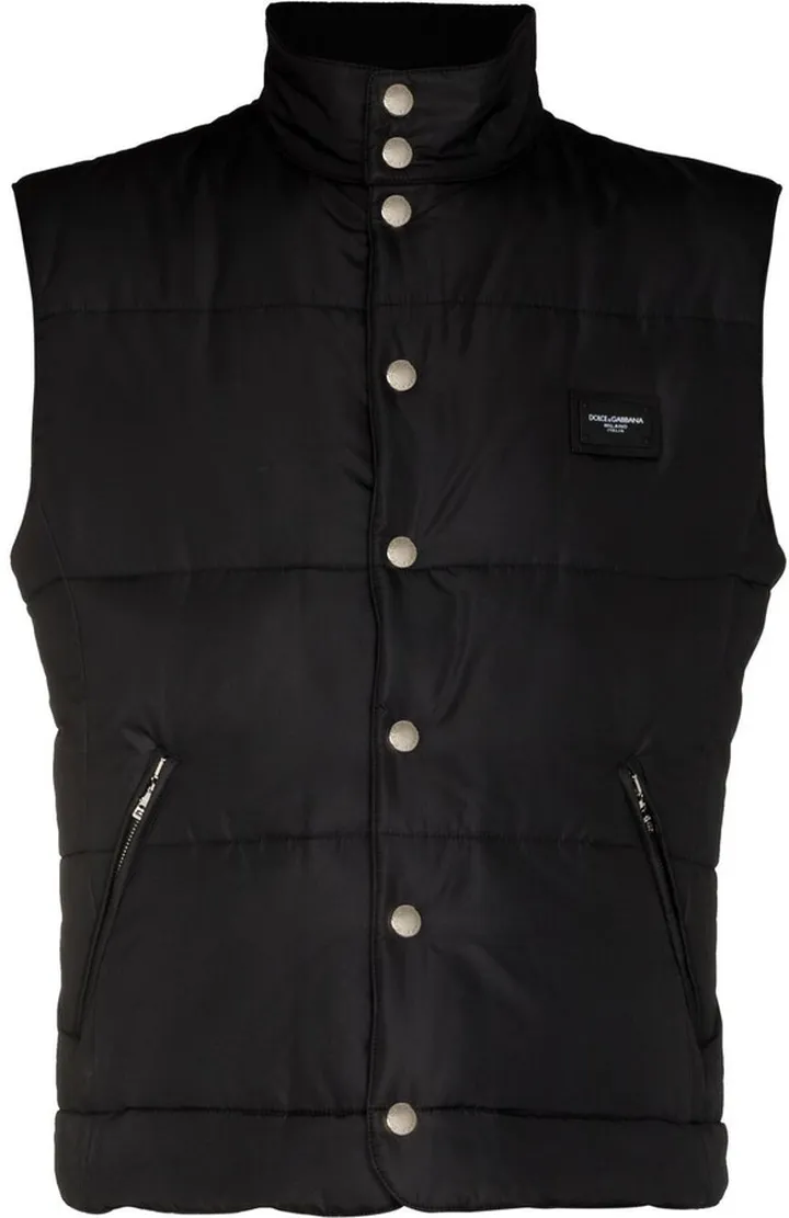 Logo-Patch Padded Gilet