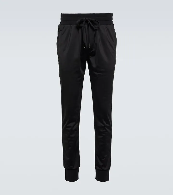 Technical jersey sweatpants
