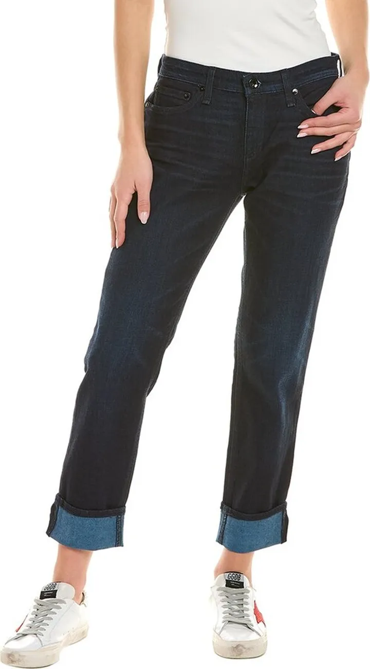 Rag & Bone Dre Low-Rise Slim Esme Boyfriend Jean