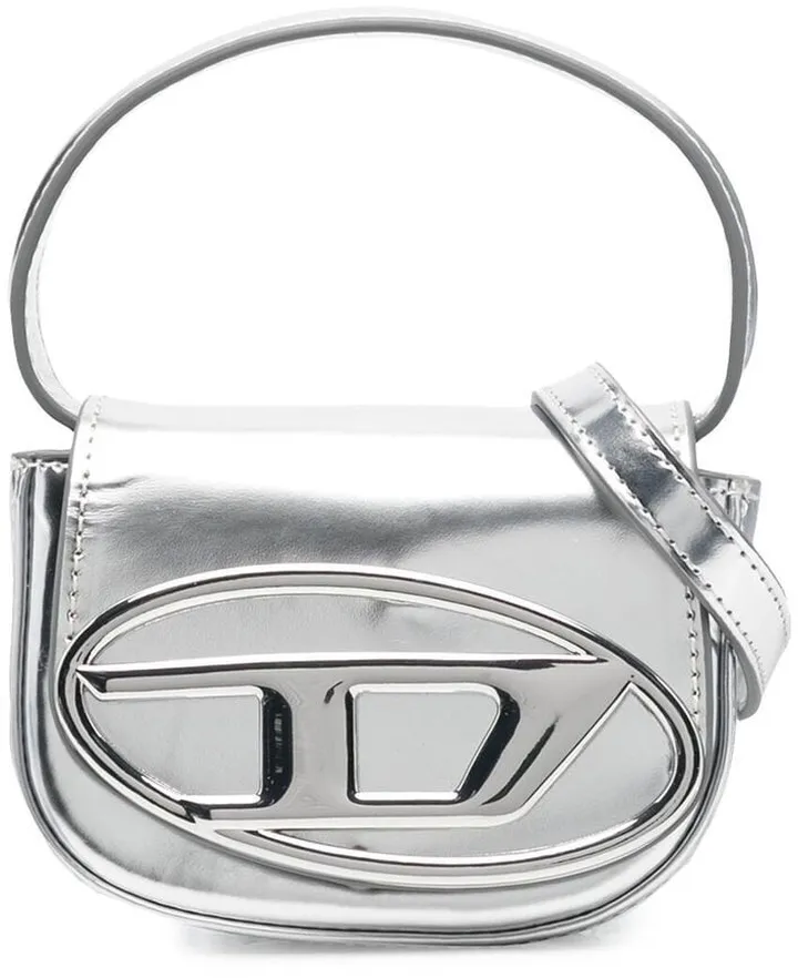 1DR-XS-S logo plaque metallic mini bag