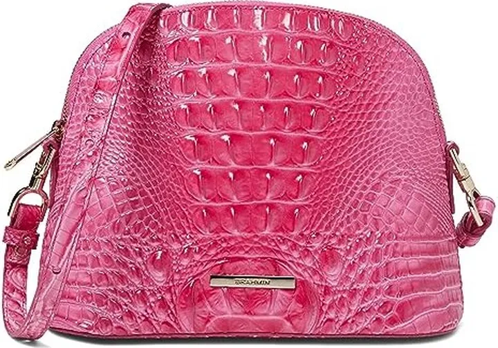 Brahmin Melbourne Small Georgina Crossbody (Pink Cosmo) Handbags