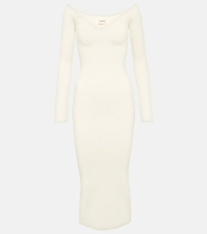 Pia off-shoulder midi dress