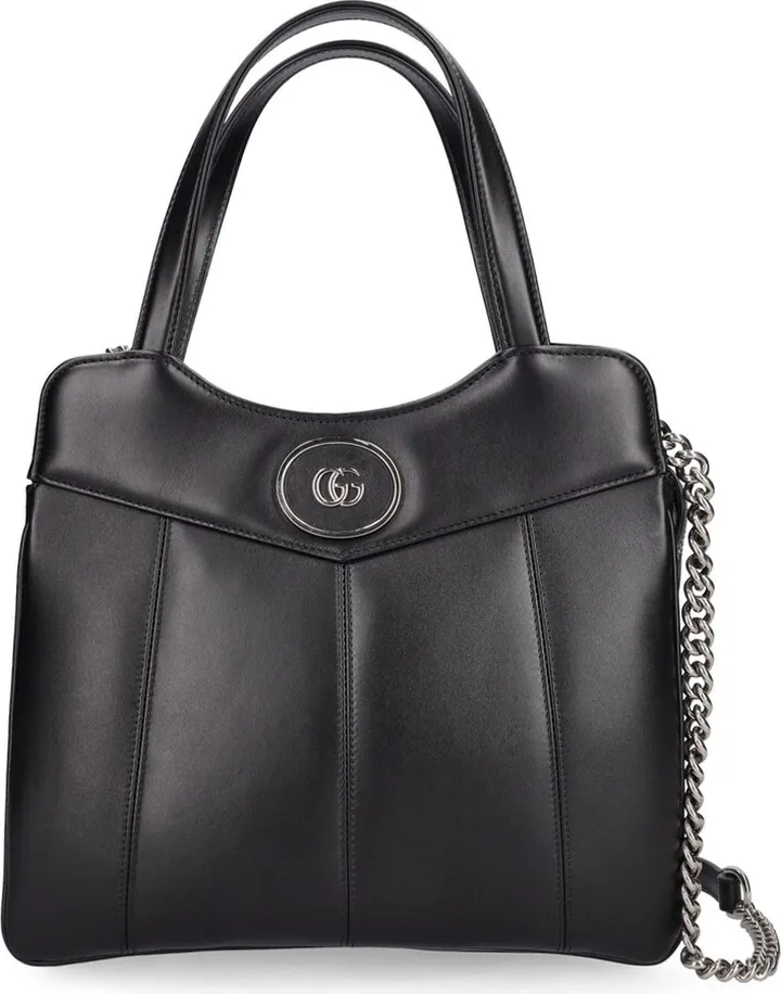 Petite GG leather shoulder bag