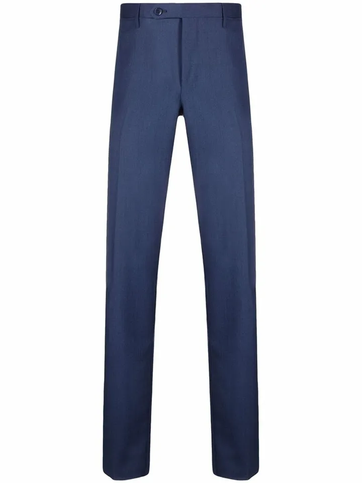 Straight-Leg Tailored Trousers