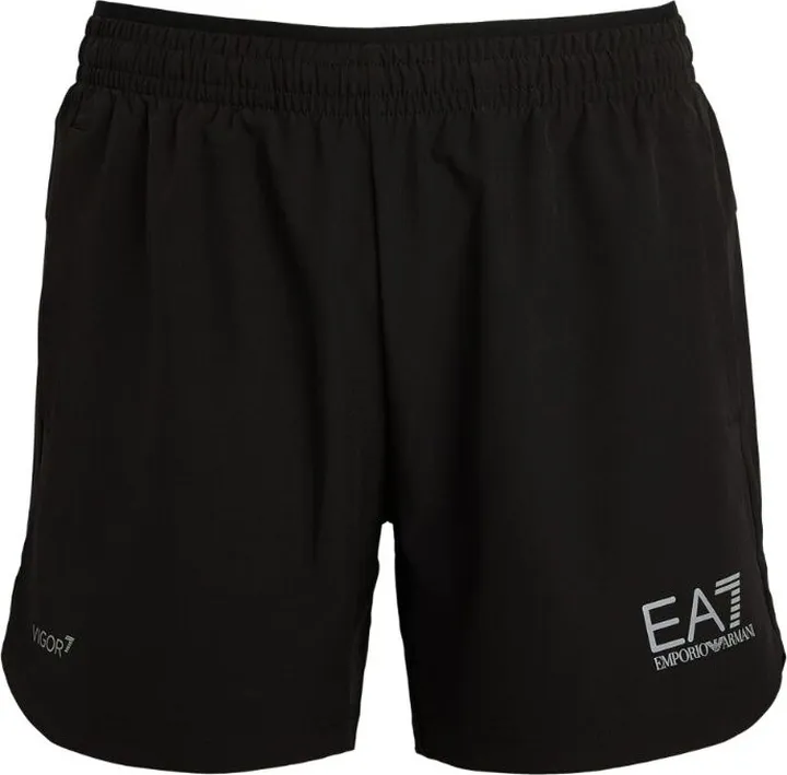 Ea7 Emporio Armani Logo Motif Sports Shorts