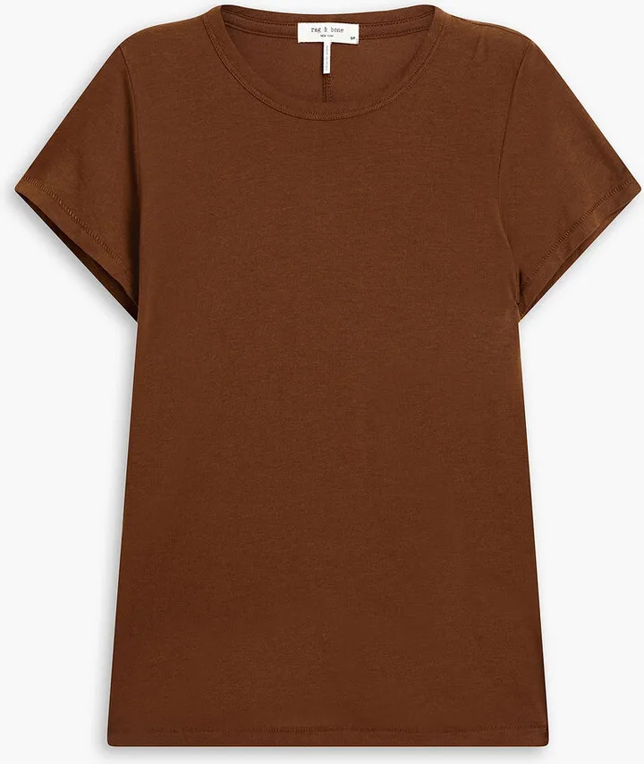 Core cotton-blend jersey T-shirt