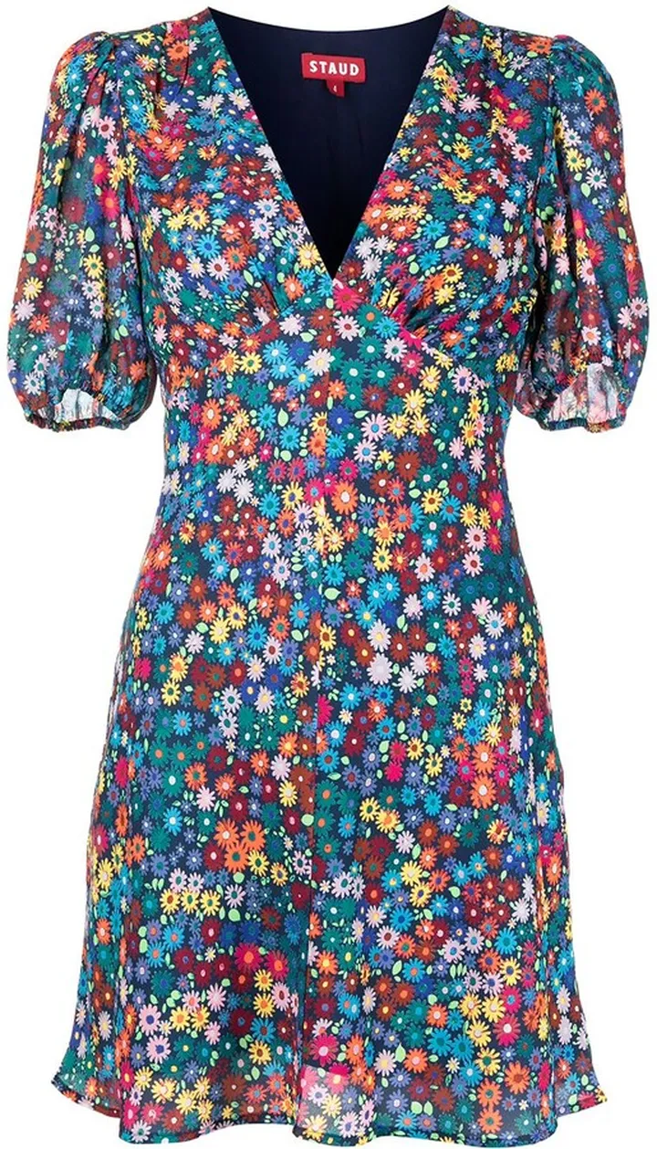 Milla floral-print mini dress