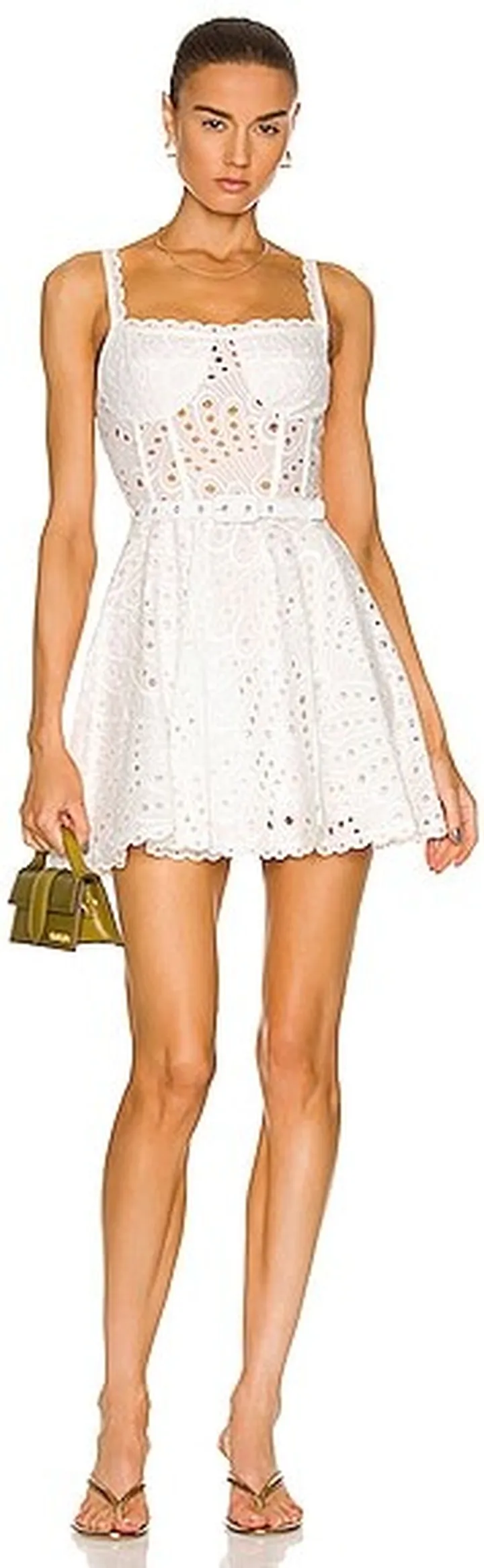 Charo Ruiz Ibiza Nina Mini Dress in White