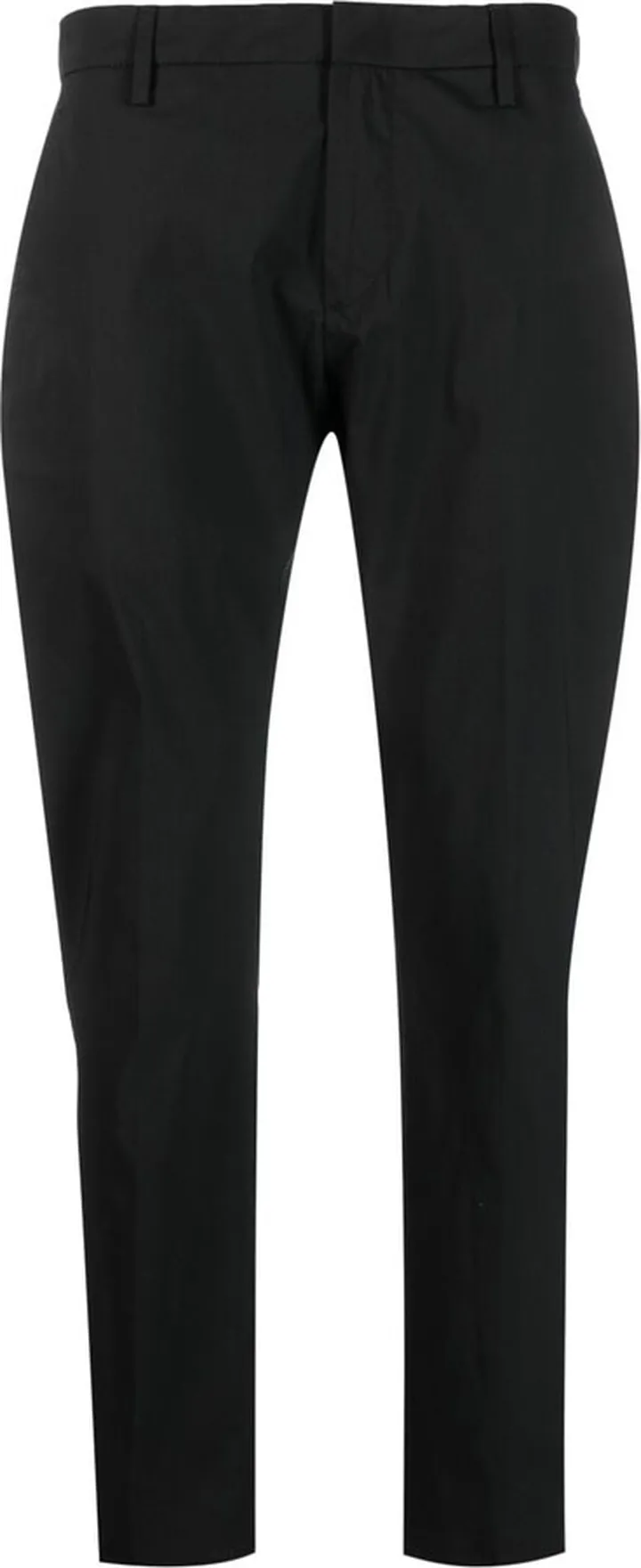 Cropped Straight-Leg Trousers