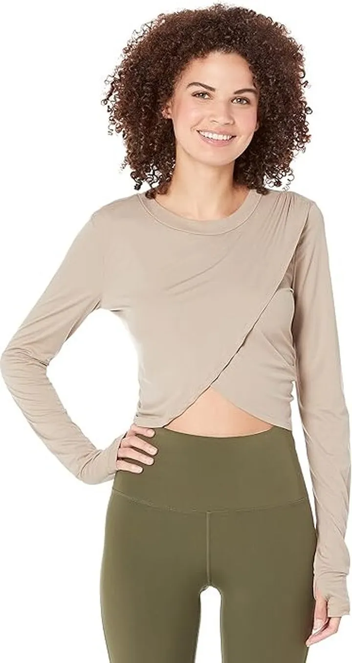 FP Movement With A Twist Layer (Mushroom) Women's Clothing