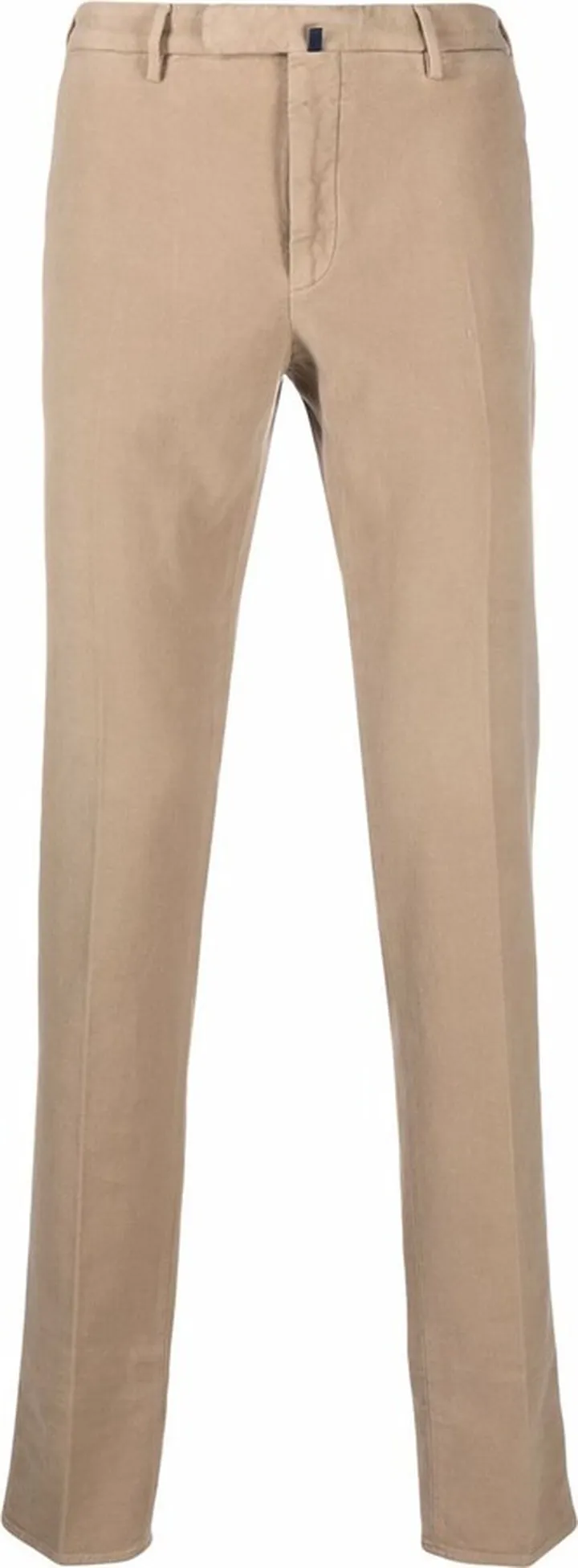 Slim-Fit Cotton Trousers