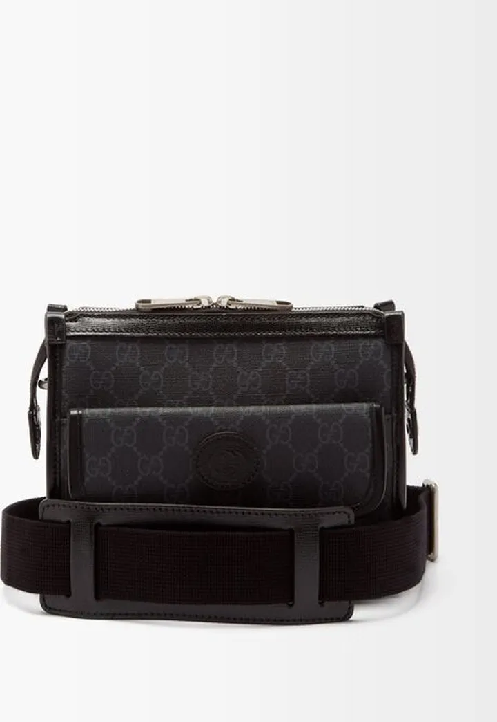 GG-logo Coated-canvas Cross-body Bag