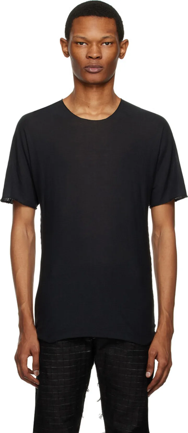 Label Under Construction Black Arched T-Shirt