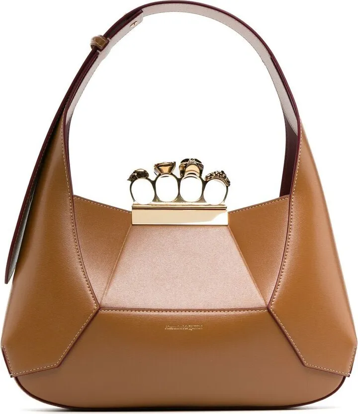 Four-Ring leather tote bag