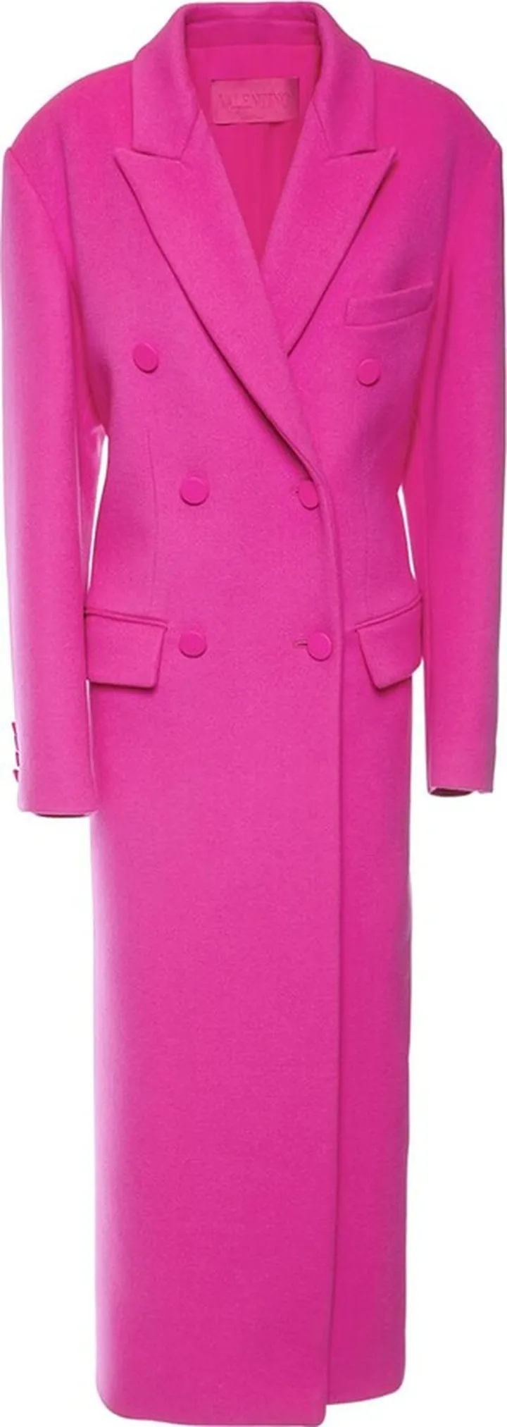 Compact wool & cashmere coat