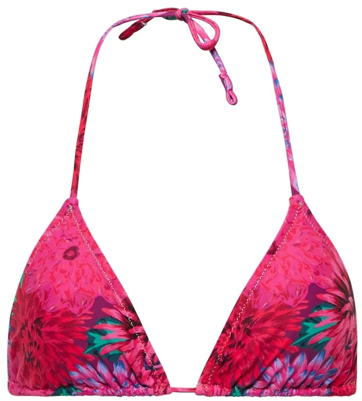 Miami printed bikini top