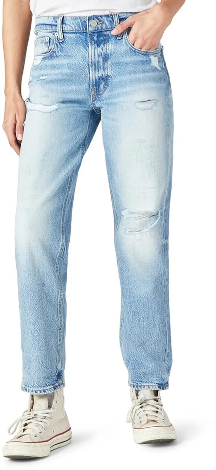 Mid Rise Boyfriend Jeans